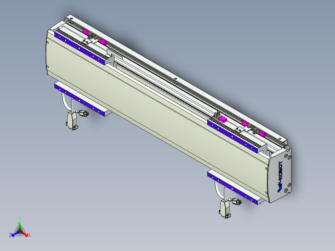 威洛博VL系列3d模型模组2VL14S2Y-S350主视图