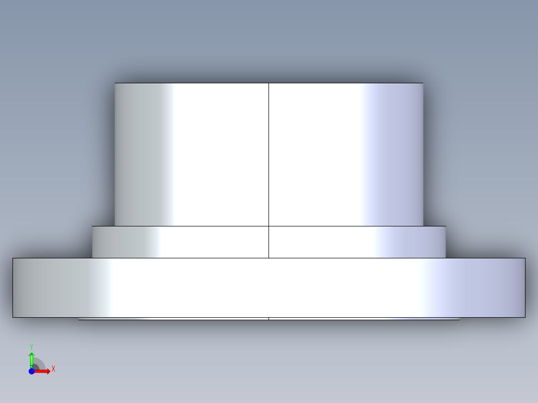 CPVC管件28-Sch80_Flange Vanstone_SPIG_9856-060_6in前视图