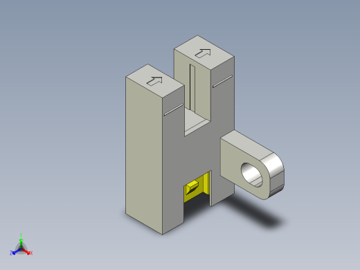 槽型光电传感器LU-T65_3D