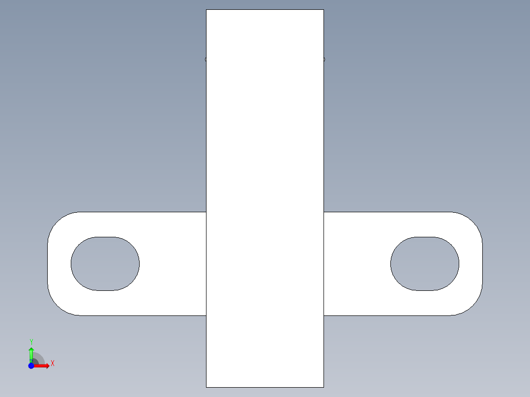 槽型光电传感器LU-T65_3D前视图