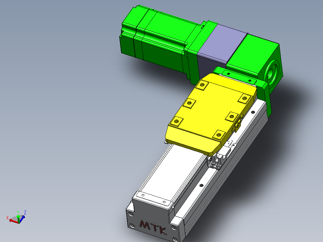 GTA内嵌同步带全封闭GTA8-ML-60步进主视图