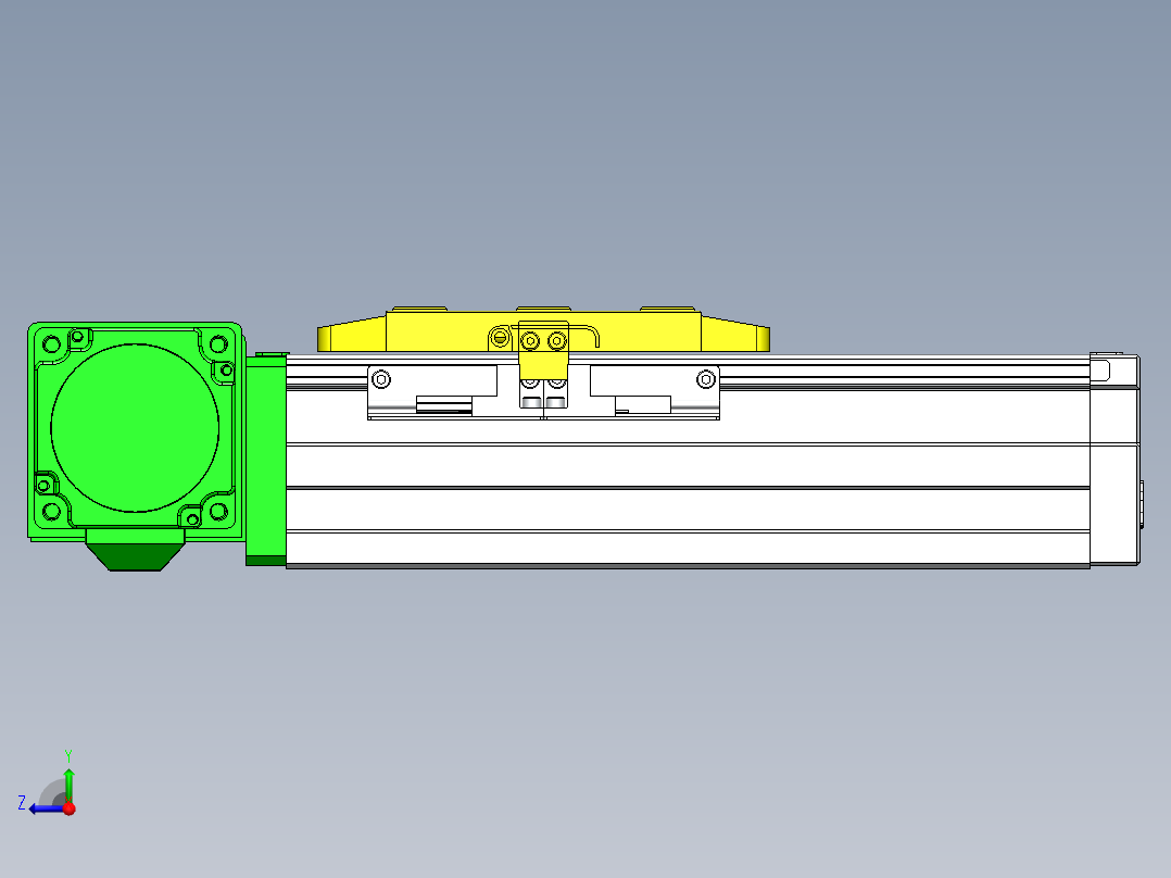 GTA内嵌同步带全封闭GTA8-ML-60步进右视图