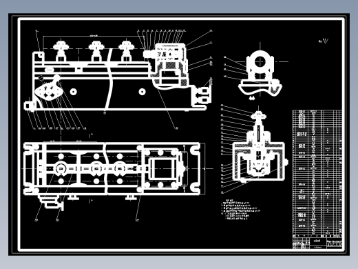 CA6140机床方刀架的工艺工装设计-机械加工工艺及夹具设计-液压夹紧含23张CAD图