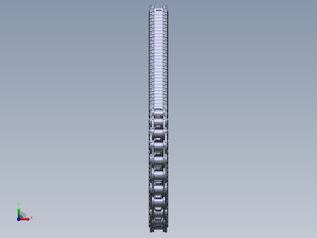 传动机构总成前视图