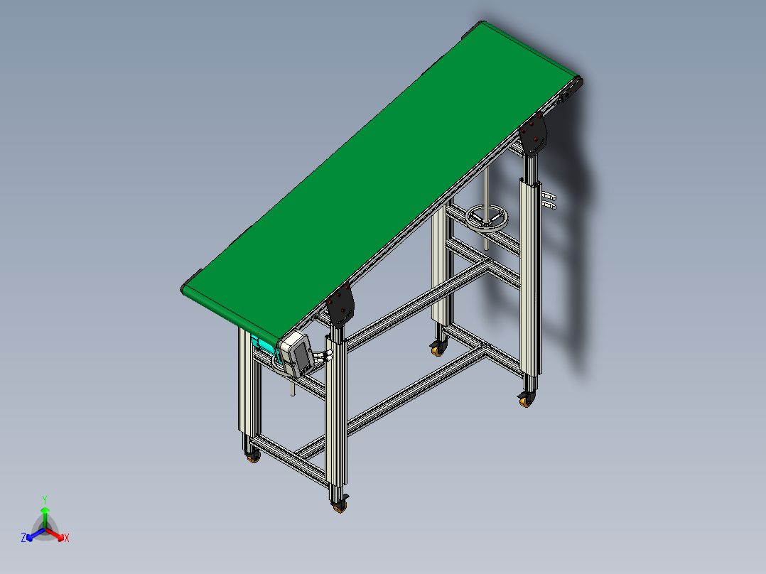 LE-XC4040-平面升降输送线左边驱动