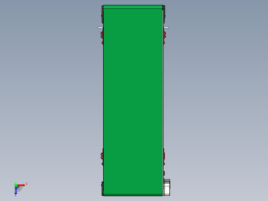 LE-XC4040-平面升降输送线左边驱动俯视图