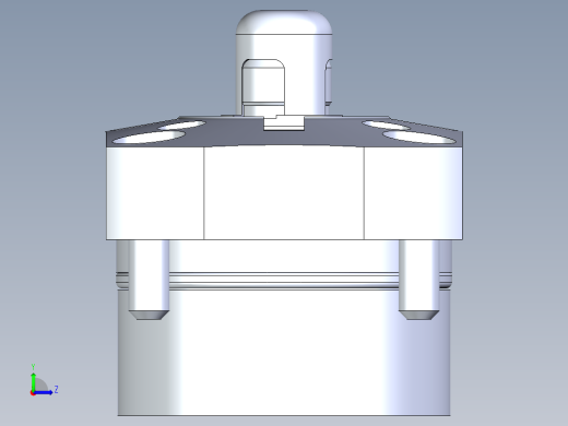 KOSMEKSFK2120-G多系列多零件图纸模型左视缩略图