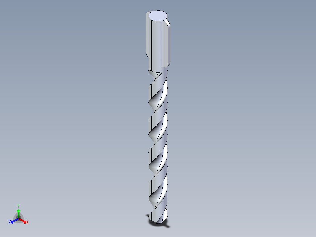 电钻 钻头1 (62)正等轴测图