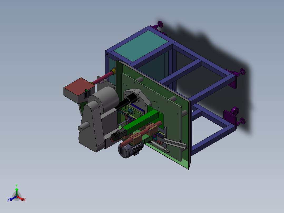 自动攻牙倒角一体机 非标自动化设备3D图纸3D模型正等轴测图