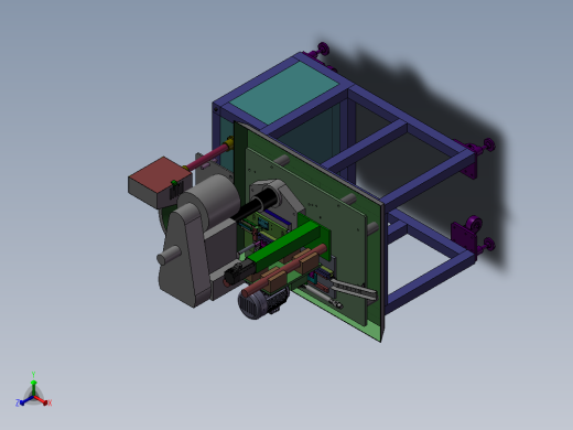 自动攻牙倒角一体机 非标自动化设备3D图纸3D模型正等轴测缩略图