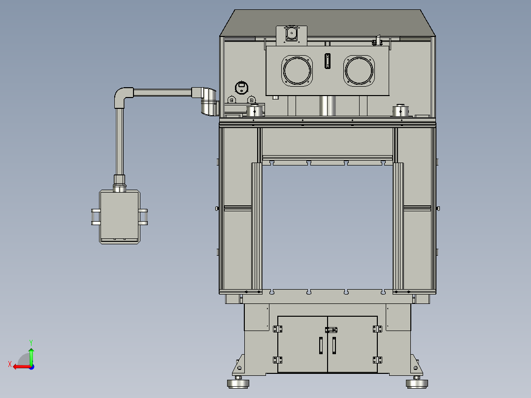 108 40T油压机后视图
