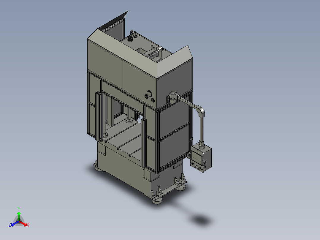 108 40T油压机正等轴测图