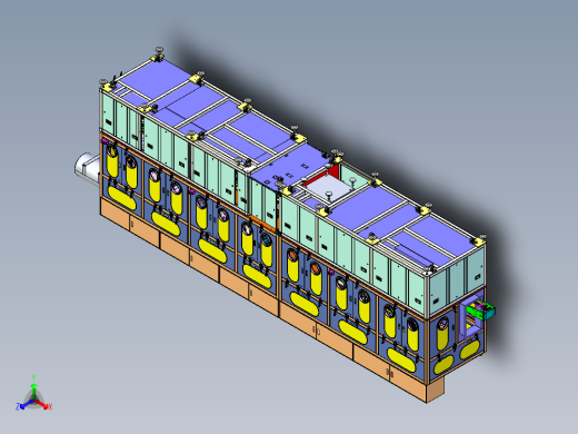 软包动力锂电池高效率真空注液封装机step