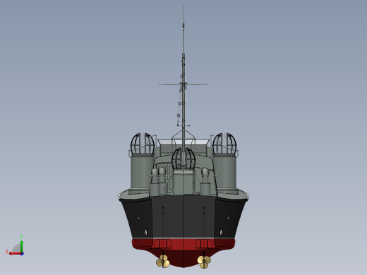 Vosper 73英尺高速快艇后视缩略图