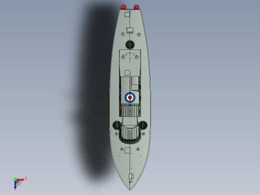 Vosper 73英尺高速快艇俯视缩略图