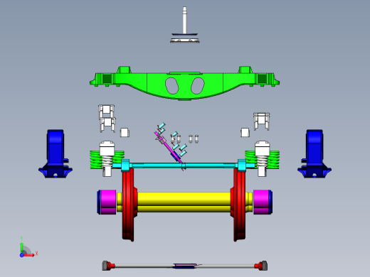 转K2型转向架前视缩略图