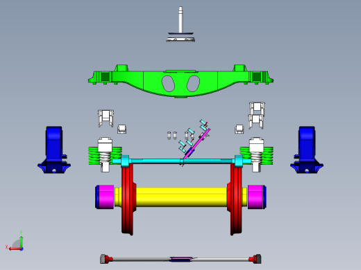 转K2型转向架后视缩略图
