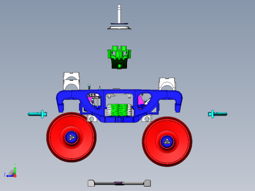 转K2型转向架右视缩略图