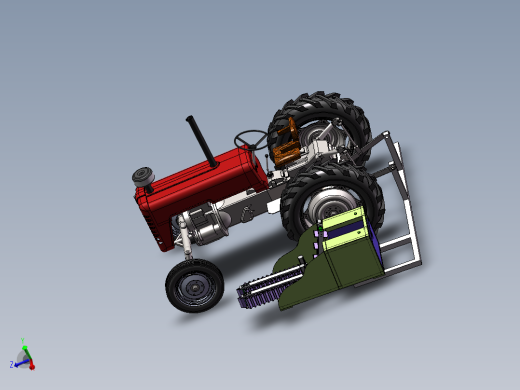 悬挂式自动化莴笋收割机