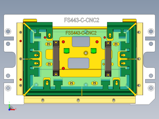 FS443-C笔记本CNC工装夹具三维模型-CNC2-190325前视缩略图