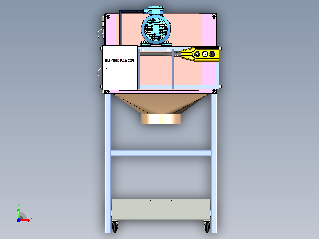 电磁阻尼器前视图