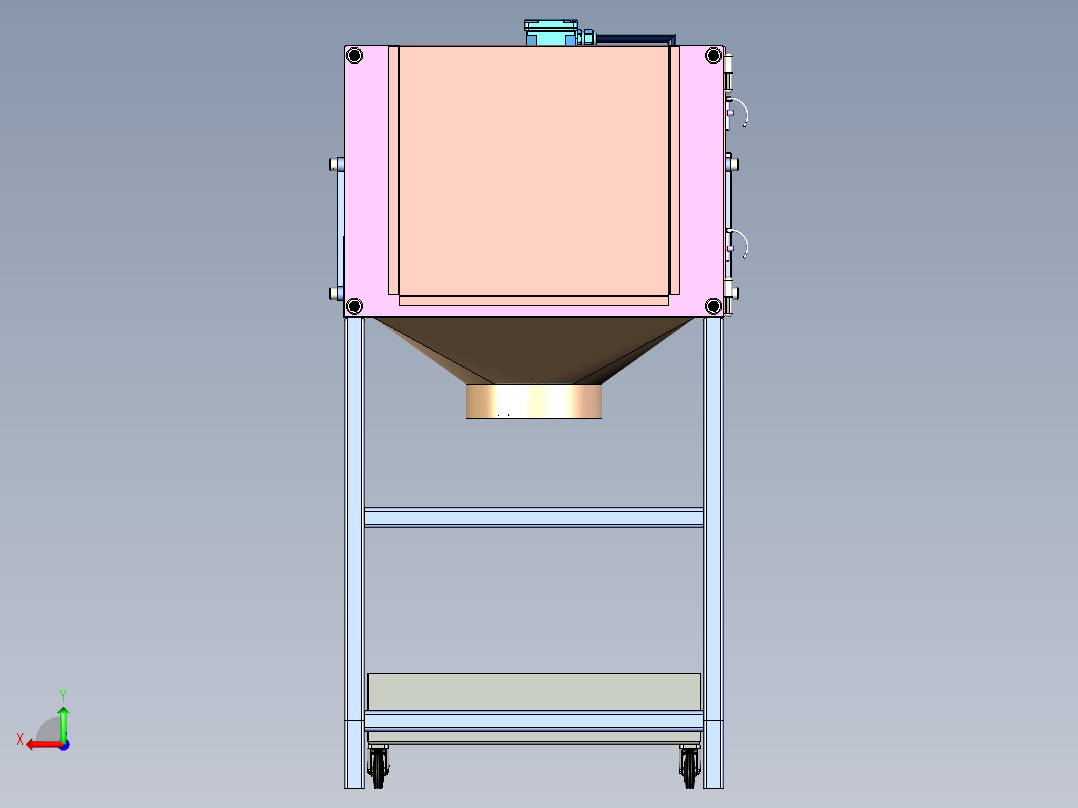 电磁阻尼器后视图