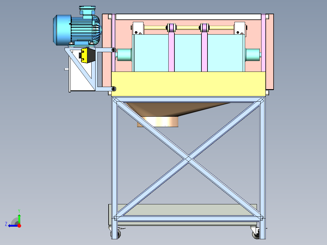 电磁阻尼器右视图