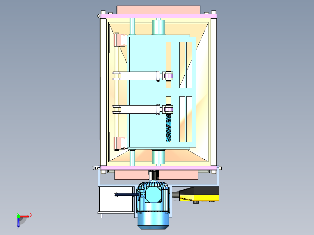 电磁阻尼器俯视图