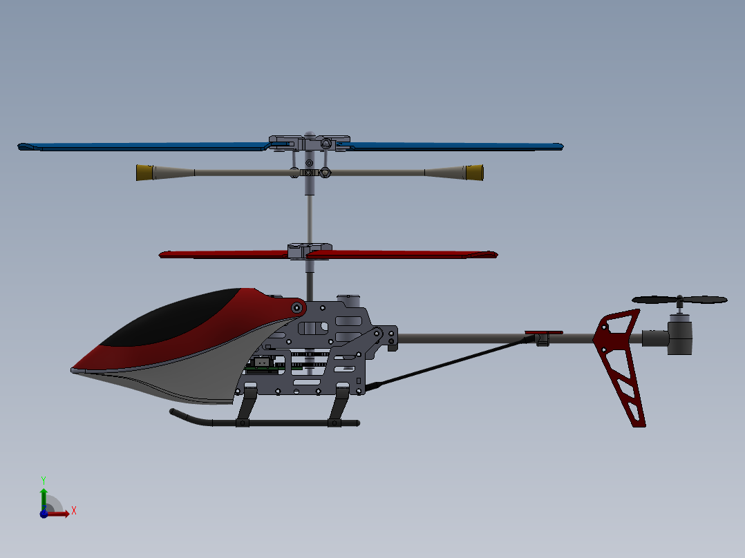 直升机(23)前视图