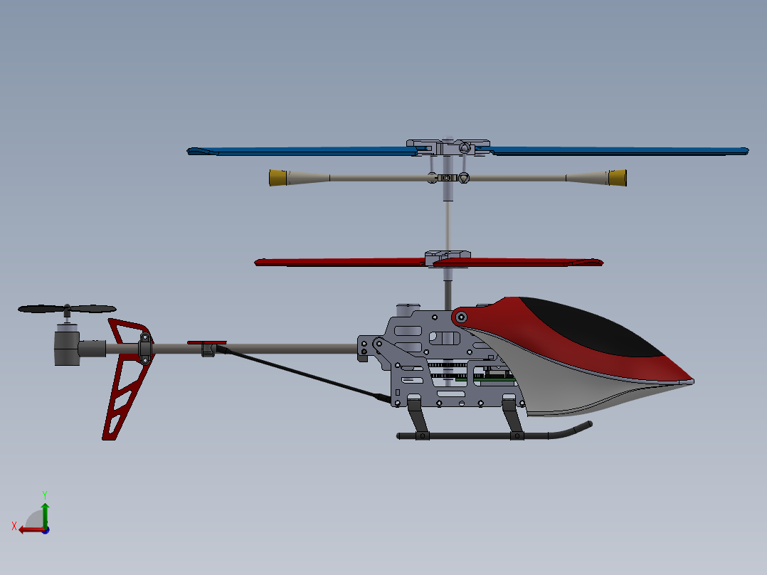 直升机(23)后视图