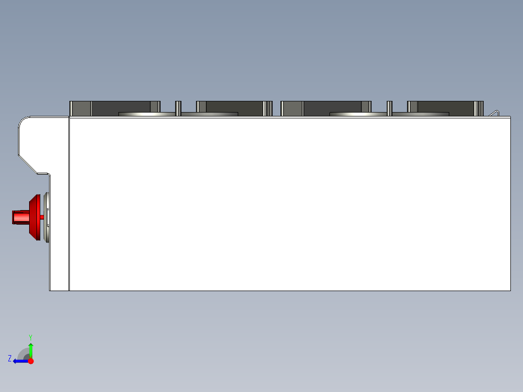 B2004480-狼 RT364G 燃气灶右视图