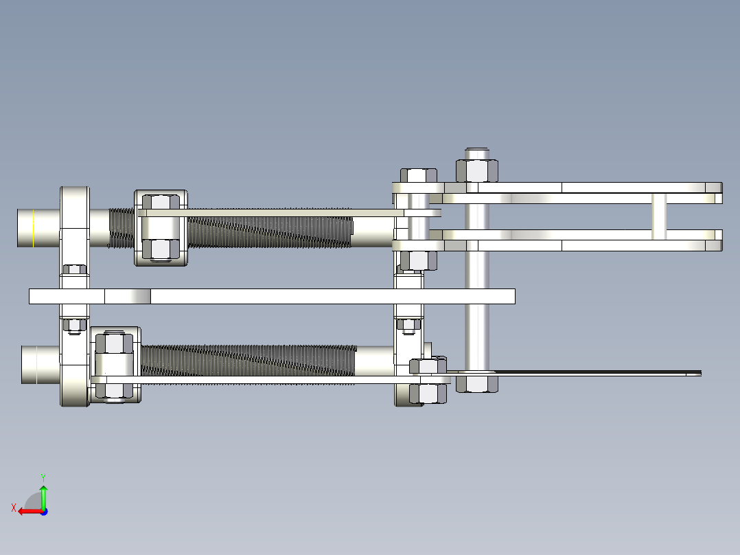 B2004570-木材削片机后视图