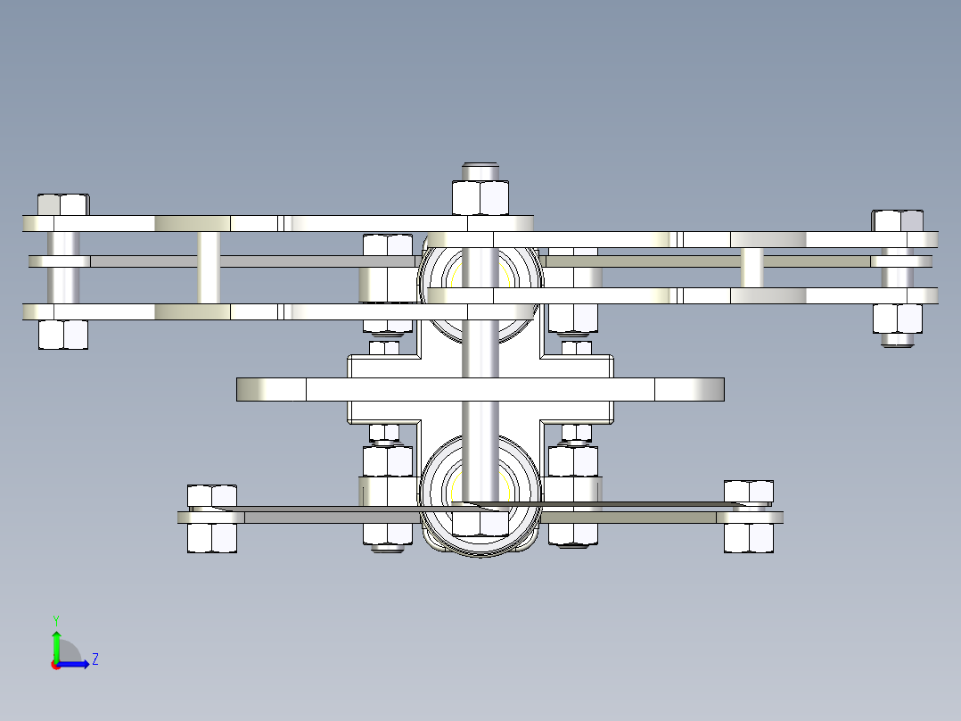 B2004570-木材削片机左视图