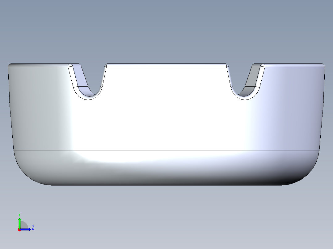烟灰缸(28)左视图