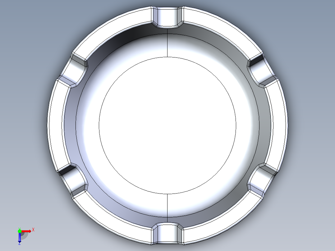 烟灰缸(28)俯视图