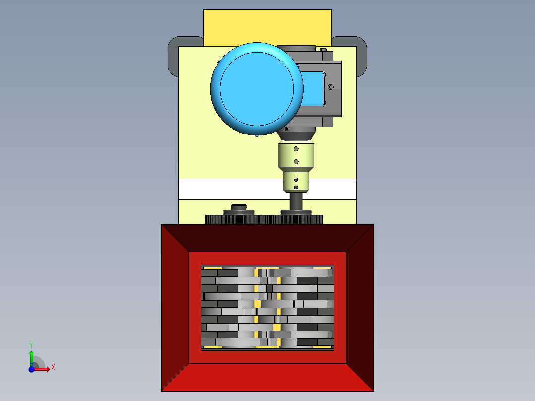 破碎机、迷你碎纸机前视图