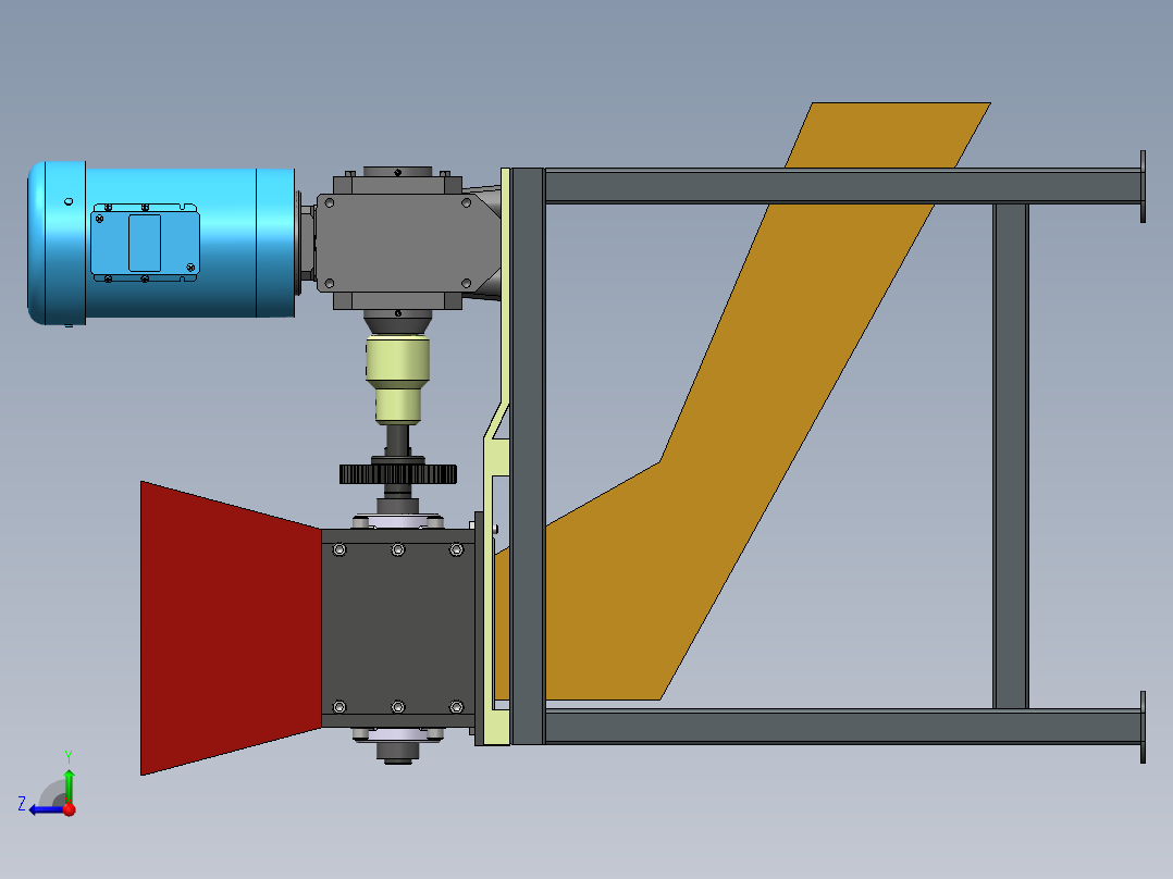 破碎机、迷你碎纸机右视图