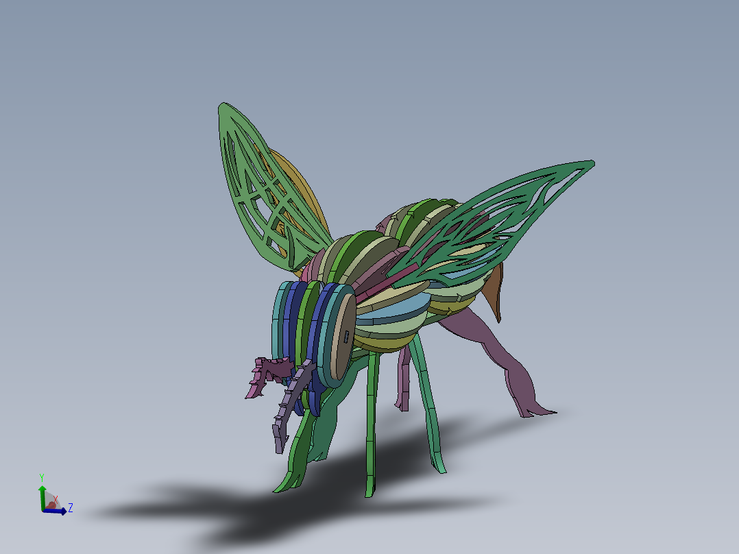 大黄蜂激光切割立体拼图