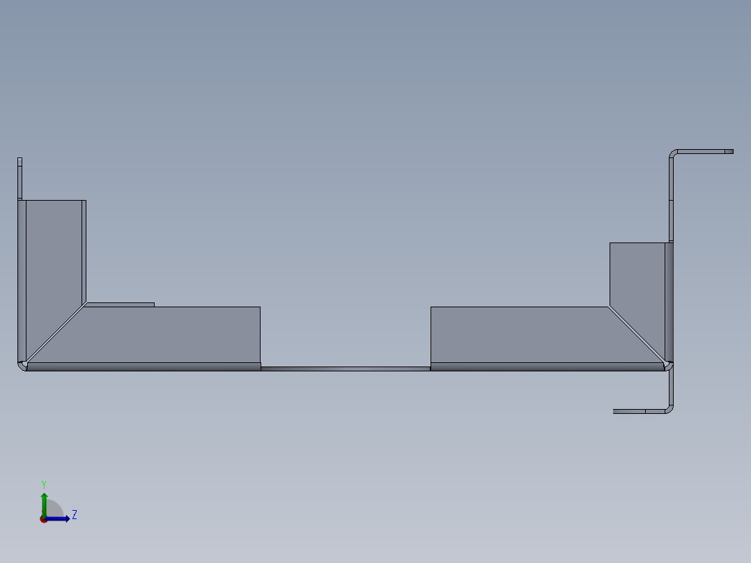 电子机箱左视图