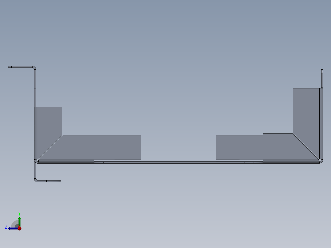 电子机箱右视图