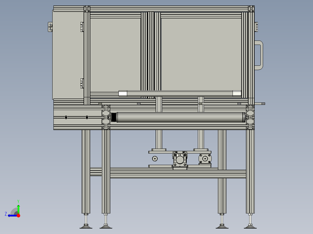 第二段滚筒线总成右视图