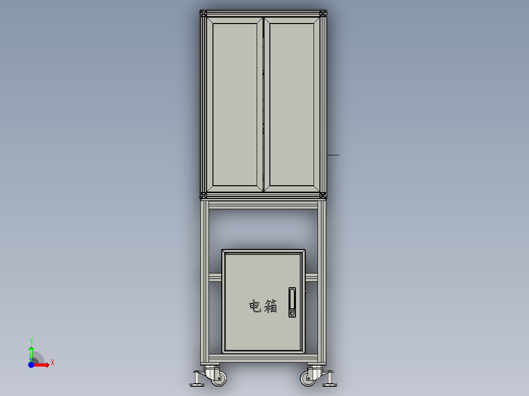 塑料包装带捆扎机前视图