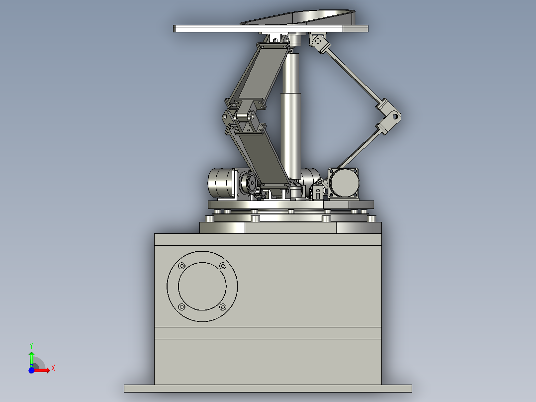 骨科辅助理疗用康复机器人前视图