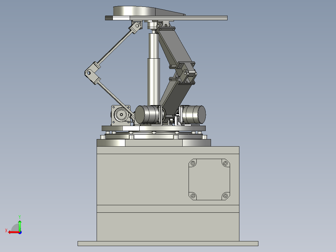 骨科辅助理疗用康复机器人后视图