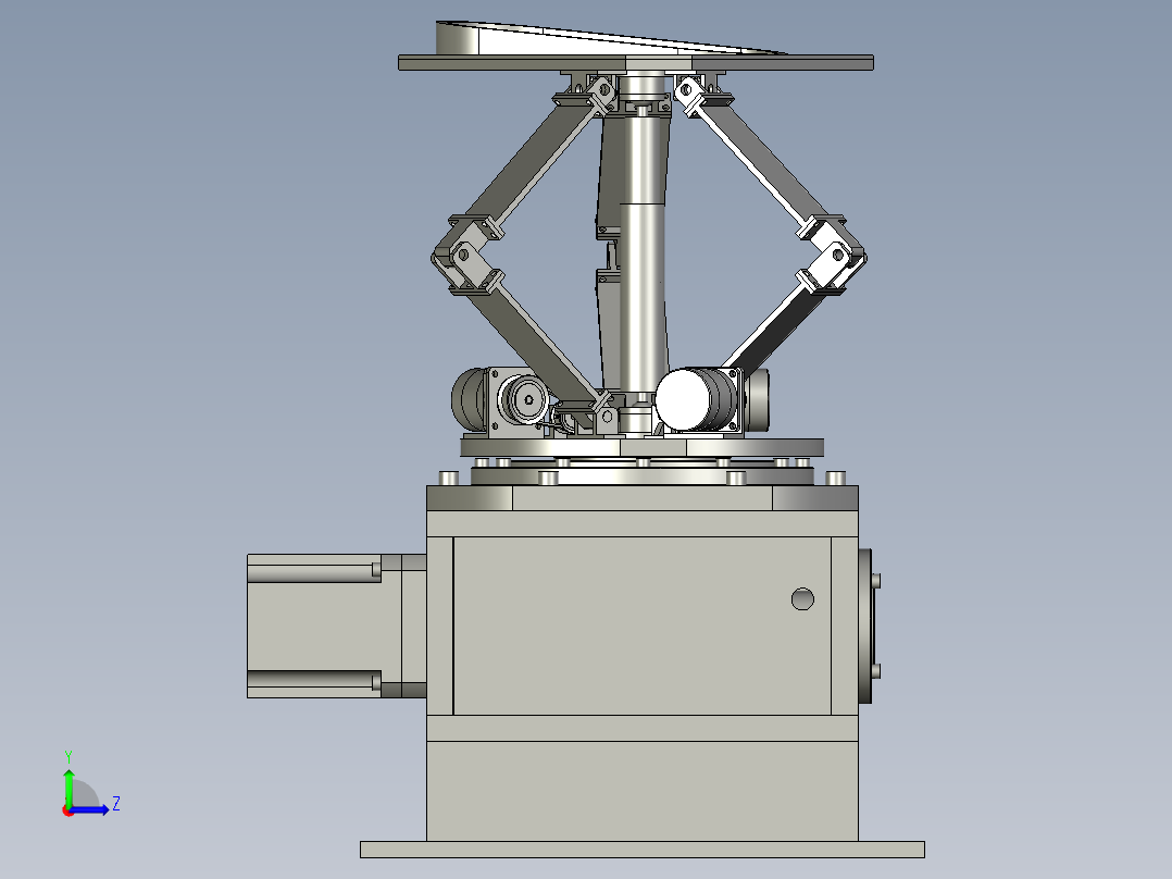 骨科辅助理疗用康复机器人左视图