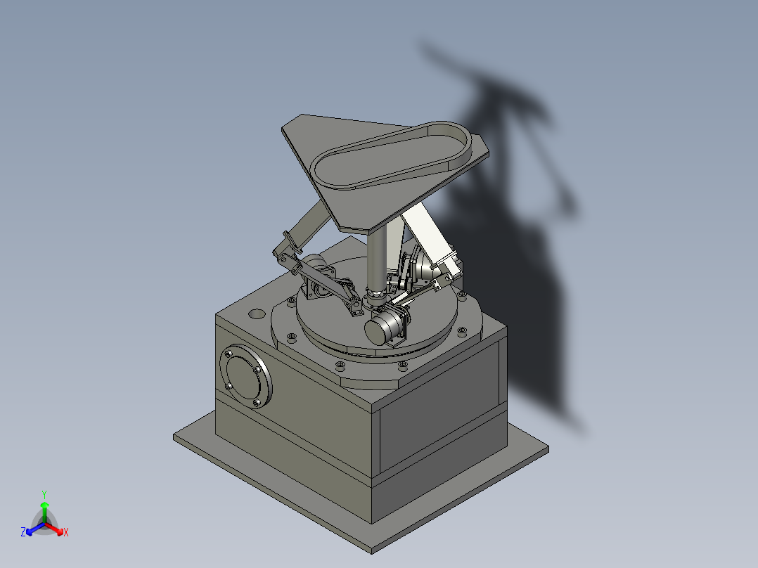 骨科辅助理疗用康复机器人正等轴测图