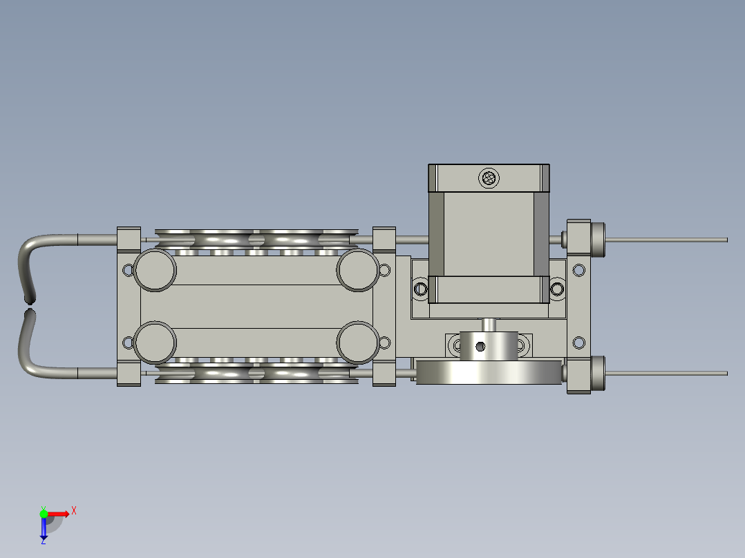 XX03-03-送线补偿装配俯视图