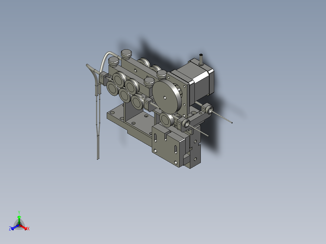 XX03-03-送线补偿装配正等轴测图