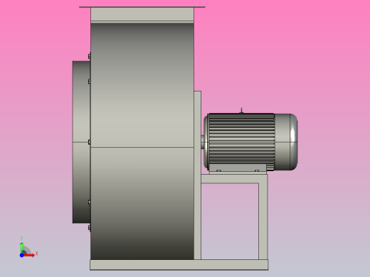 厨用风机YF系列厨用离心通风机[YF5-63№4.5A]前视缩略图