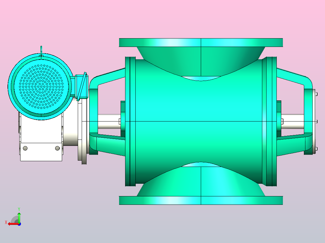 YCD-HW型卸料器[YCD-HW40]后视图
